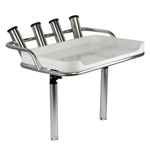 DUAL MOUNT BAITBOARD 4 HOLDERS