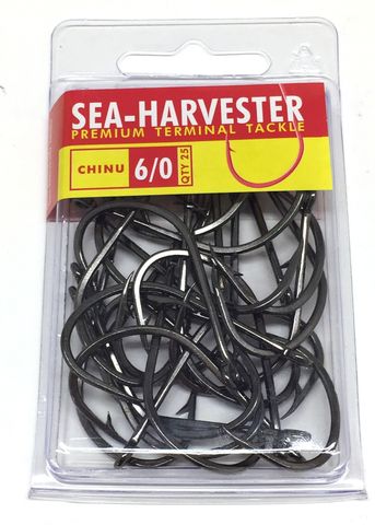 Sea Harvester Red Chinu Hooks (Bulk)