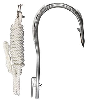 FLYING GAFF LGE 185 MM GAPE (HEAD / ROPE ONLY)