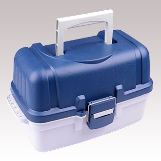 TACKLE BOX TWO TRAY DELUX (8)