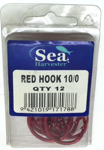 Red Beak Hook 10/0 Bulk 12
