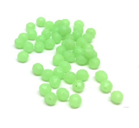 Soft Lumo Beads Green Sm Bulk Qty50