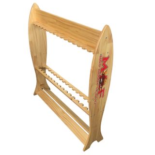 ROD RACK  WOODEN 16 HOLES PER SIDE 1.1H X 1.0L