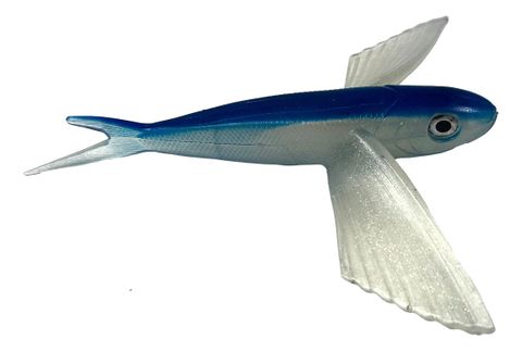 Trolling Bird Flying Fish Pvc Blue /White