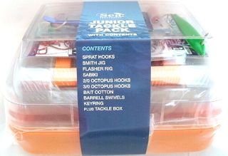 TACKLE BOX 1 TRAY JUNIOR MIXED TACKLE