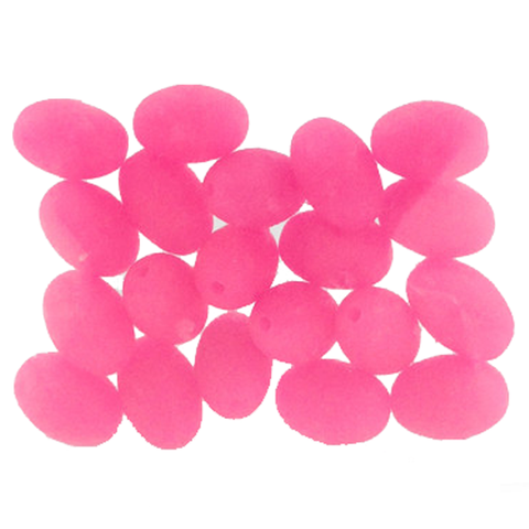 Lumo Beads Pink Med Bulk Qty 60