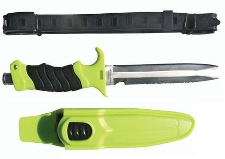 Dive Knife Paua Blade (With Sheath& Straps)