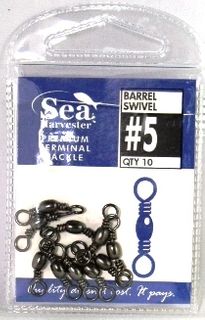 SEA HARVESTER BLUE BARREL SWIVEL #5 PKT 10