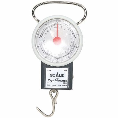 SCALE WITH TAPE 50LB