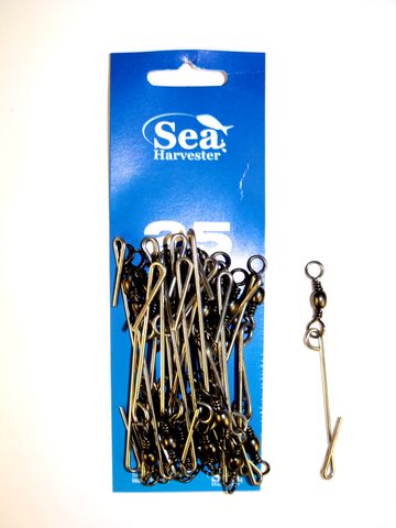 Longline Seaharvester Clip With Swivel 25 Pack