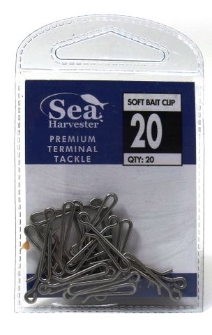 Sea Harvester Soft Bait Clip 20 Pack