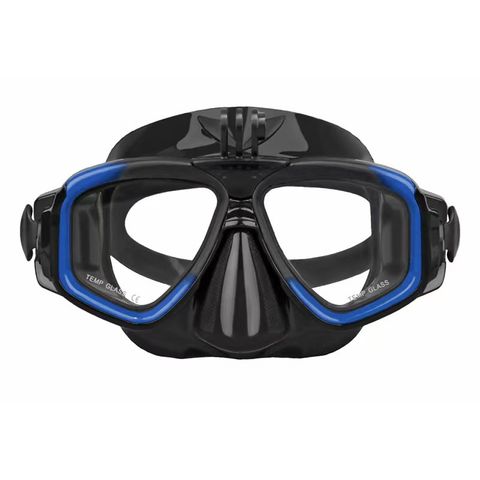 Dive Mask M318A Freediver Black Silicon, GoPro Mask