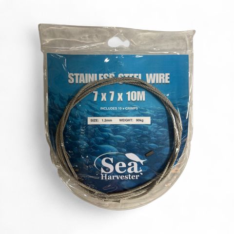 Stainless Steel Wire 415 Kg 7x7 10m 304 Includes 10 Crimps