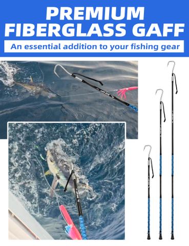 Bluewing Gaff:Fiber Glass Gaff:6'0-6 Inch Head