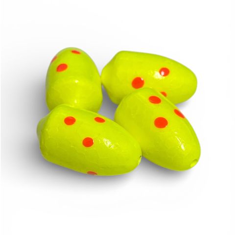 Surfcasting Bullet Floats 24/17mm Chart, Orange 4 Pack