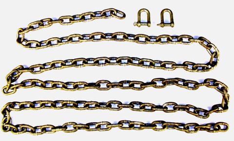 Anchor Chain Pack 4M X 6mm,Includes 2 Shackles