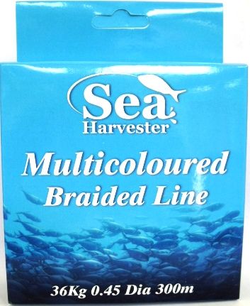 Braid 36Kg 300M(Rainbow 8 Core 5 Colours)