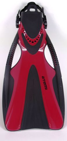 Scuba Dive Fin F81 Open Heel Red M-L