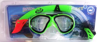 MASK SNORKEL SET CHILD M237/SN125S GREEN