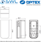 Optex OPT-BXS-R: Wireless Outdoor Passive Infrared Detector Up to 24m