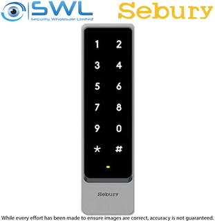 Sebury STouch2 Slimline Keypad & Reader, Wiegand Output/Input