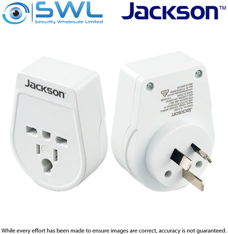 JACKSON Slim Inbound Travel Adaptor for use in NZ/AUS