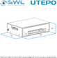 Utepo UTP6306TS-PSD-PDD: 4 x 10/100/1000, PoE Powered, Watchdog