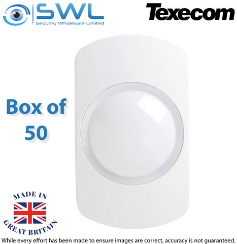 Texecom Capture P15: AKB-0001 Wired Dual PIR 35Kg PET - 15m 90° BOX OF 50