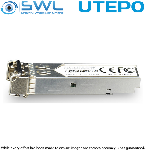 Utepo 1.25G SFP Multi Mode Dual Fibre: 1.25G, LC Port, 550m EACH