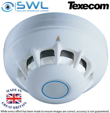 Texecom Exodus: AGB-0001 Heat & Smoke Detector, Auto-Reset Or Latching, 4 Wire