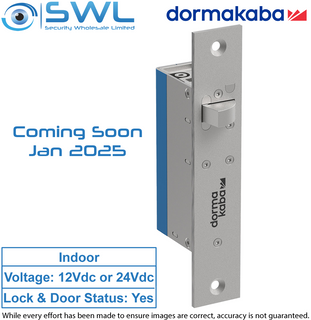 Dormakaba SL30SGL Cobalt Mini Side Load Lock 12-24 Vdc, Single Swing, Monitored