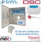 DSC Neo Kit: 8-64 Zone, Cabinet, Plug Pack, Tamper, RF LCD KP Prox