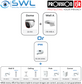 Provision-ISR DH-340ADSN-28 S-Sight: 4MP Active Deterrent Turret Hybrid 20m LED'