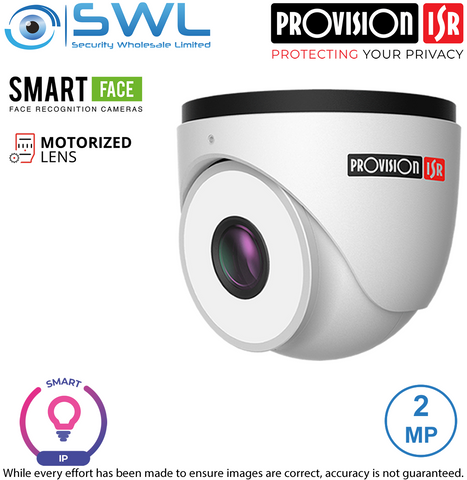 Provision ISR DW-320FR-MVF2 Smart Series: 2MP Face Rec WDR IR10m LED IP67 7-22mm