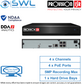 DSC Panel, KP, Bat, COM + Provision Kit: 4ch NVR, 1Tb