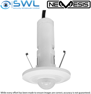 Nemesis Miniature 360° Flush Mount PIR:12-24Vdc, Max 4m Mount Height, 7m  Ran