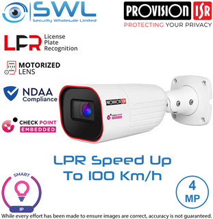 Provision ISR I6-240LPRN-MVF2 Smart Series 4MP LPR Bullet WDR IR60m IP67 8-32mm