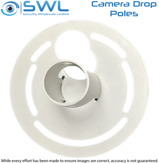 Dropper Pole CMBKT115-W: Camera Bracket 115mm White