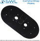 Dropper Pole CAMPLATE-2-B: Oval  2 x Camera Bracket 320 x 288mm BLACK