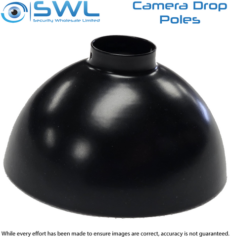 Dropper Pole CMD100-B: Dome Cap 100mm for 10021 BLACK