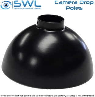 Dropper Pole CMD100-B: Dome Cap 100mm for 10021 BLACK