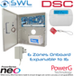 DSC Neo Kit: 6-16 Zone, Cabinet, Plug Pack, Tamper, RF LCD KP Prox