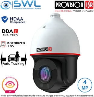 Provision-ISR Z7-37IPEN-4(IR): 4MP 37x DDA Analytics WDR IR 400m IP66 6-222mm