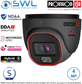 Provision-ISR DH-340IPSN-MVF-G:S-Sight:4MP GREY Turret Hybrid 20m LED 2.8-12mm