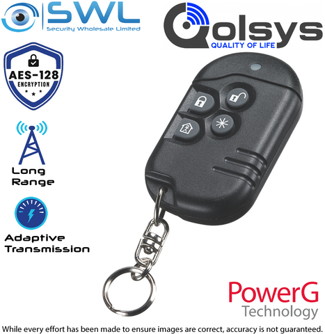 Qolsys: PG4939 Wireless 433MHz 4 Button Remote