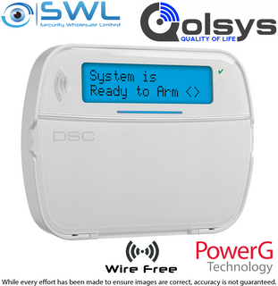 Qolsys: HS2LCDWF433 WIRE-FREE 433MHz Full English LCD 2-Way Keypad