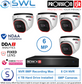 Provision-ISR 8CH NVR KIT: With 4x 6MP S-Sight Turrets 2.8mm 2Tb HDD Inc.