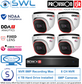 Provision-ISR 8CH NVR KIT: With 4x 6MP S-Sight Turrets 2.8mm 4Tb HDD Incl