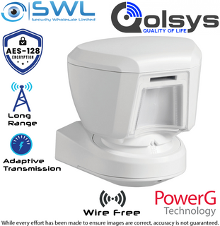 Qolsys: PG4994 Wireless Outdoor PET (18Kg) PIR Detector: Up to 12m, 90°