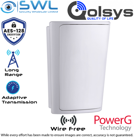 Qolsys: PG4914 Wireless 433MHz Standard PET (38Kg) Immune PIR Detector: 12m
